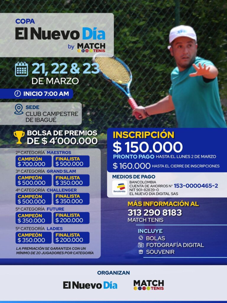 Ibague &ndash; Match Tenis