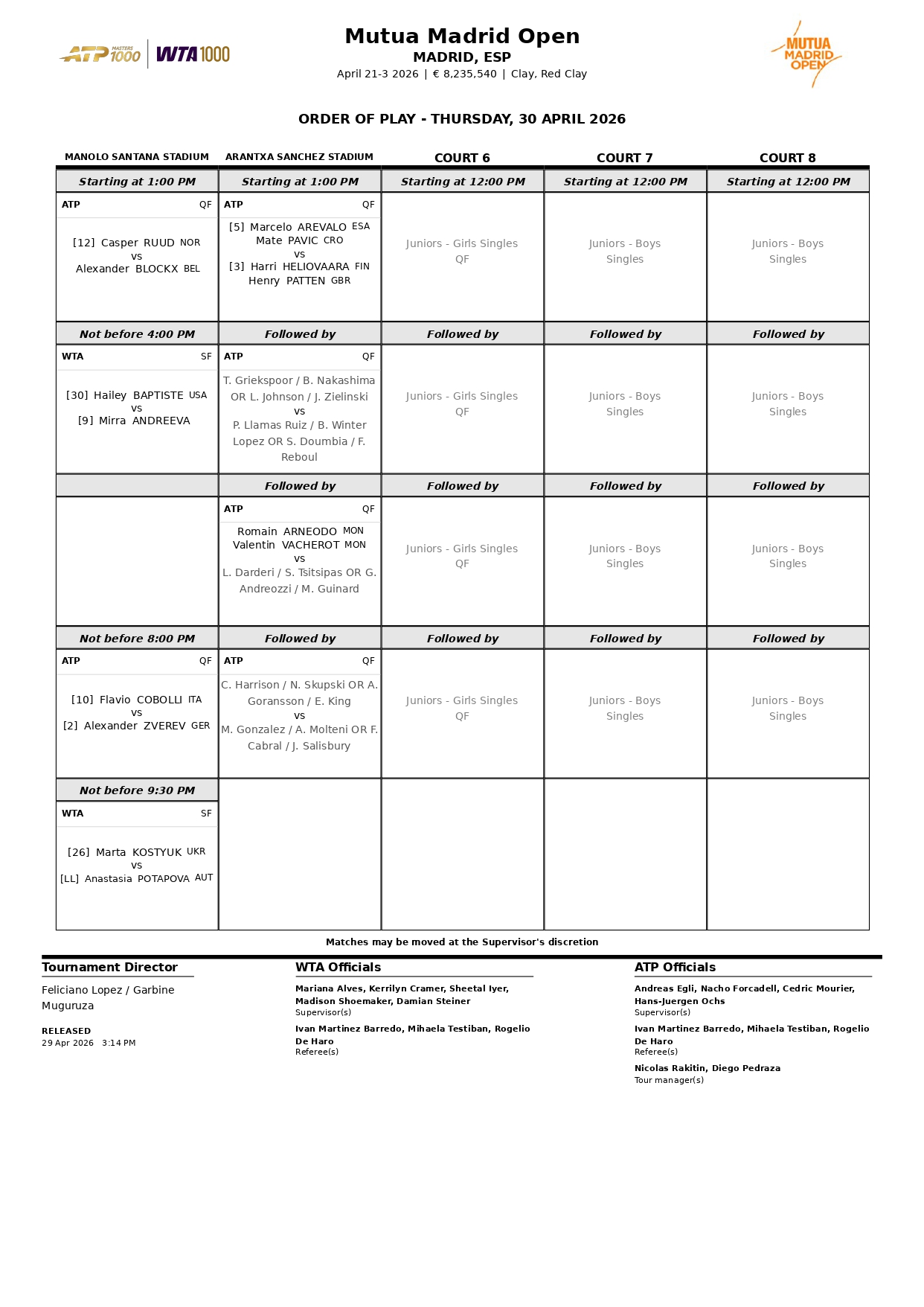 Programacion Mutua Madrid Open 2026 30 Abril page 0001 &ndash; Match Tenis