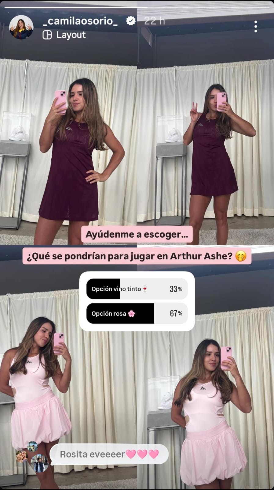 Camila Outfit US Open 2026 – Match Tenis
